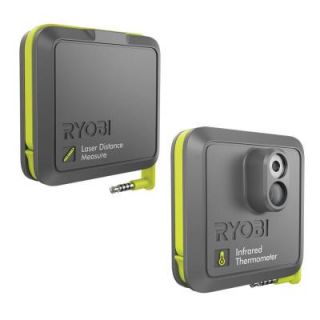 Ryobi Phone Works Laser Distance Measurer and IR Thermometer ES1000 ES2000