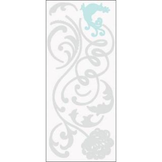Snap 39.75 in. x 17.25 in. Multi Colored Floral Wall Decal WC1286291