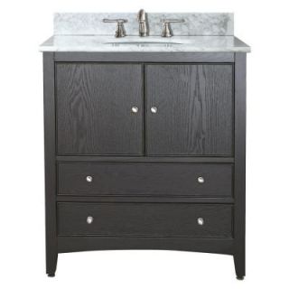 Avanity Westwood 30 in. W x 21 in. D x 34 in. H Vanity Cabinet Only in Ebony WESTWOOD V30 EB