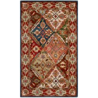 Safavieh Heritage Green/Red 4 ft. x 6 ft. Area Rug HG316B 4
