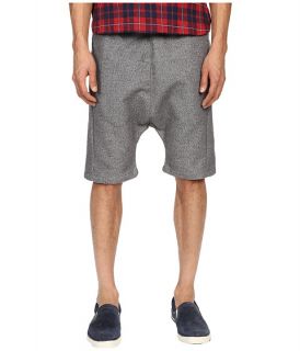 Mostly Heard Rarely Seen Double Faced Drop Crotch Shorts Heather Grey
