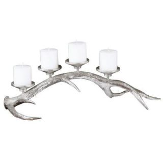 Home Decorators Collection Metallic Silver Candle Holder 8129300250