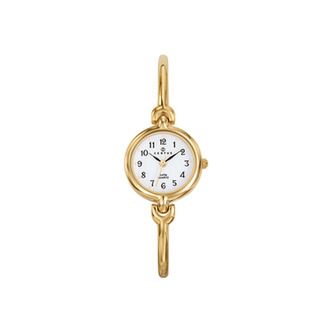 Certus Paris womens gold tone brass white dial watch