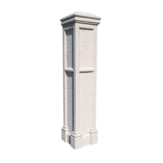 Eye Level Limestone Column, Includes Limestone 12 In. Curved Cap 77 In. x 12 In. x 12 In.  SOLD OUT FOR THE SEASON DISCONTINUED 30 077L12LC