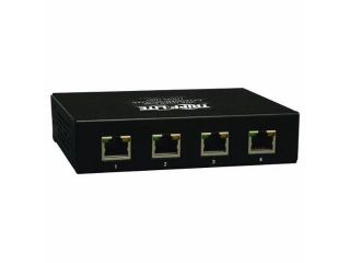 Tripp Lite B1320042B TRIPP LITE B132 004 2 VGA Over Cat5 Extender 4 Port Transmitter Splitter HD15 RJ45 TAA