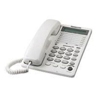 Panasonic  KX TS108W 1 Line Corded Integrated Telephone System   White