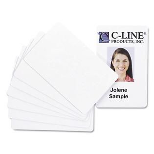 Line PVC ID Badge Card   Office Supplies   Office Safety & Security