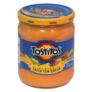 Tostitos Salsa Con Queso, Restaurant Style, Medium, 15.5 oz (439.4 g)