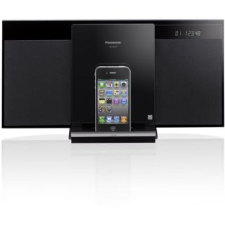 Panasonic Mini Stereo System with iPod Dock/CD Player/Radio and Remote Control, Refurbished