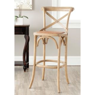 Safavieh Franklin Weathered Oak 24.4 inch Counter Stool