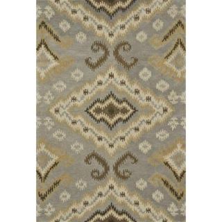 Loloi Rugs Fairfield Lifestyle Collection Slate/Gold 7 ft. 6 in. x 9 ft. 6 in. Area Rug FAIRHFF14SLGO7696