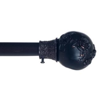 Somerset Home Floral Ball Curtain Rod, 3/4"
