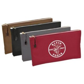 Klein Tools Zipper Bags Canvas (4 Pack) 5141