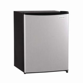 Magic Chef 2.4 cu. ft. Mini Refrigerator in Stainless Steel Look MCBR240S1
