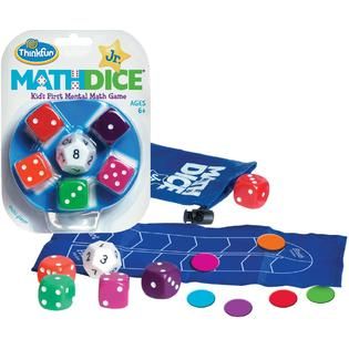 Think Fun Math Dice Jr.   Toys & Games   Learning & Development Toys