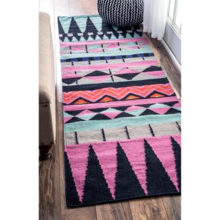 nuLOOM Southwestern Flatweave Wool Multi Runner Rug (26 x 8