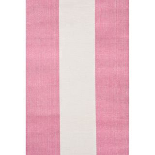 Dash and Albert Rugs Woven Pink Yacht Stripe Area Rug