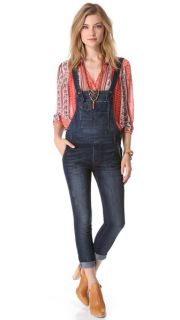 Free People Washed Cord Overalls