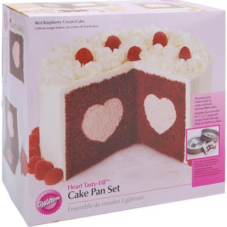 Wilton Tasty Fill Heart Cake Pan Set   14072730  