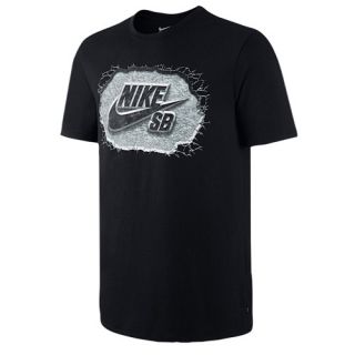 Nike SB Dri FIT Icon Logo T Shirt   Mens   Casual   Clothing   Obsidian/Omega Blue