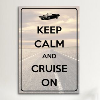 Keep Calm and Cruise On Textual Art on Canvas by iCanvas