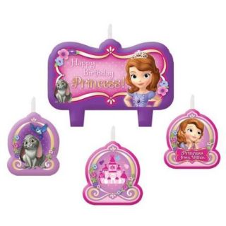Sofia The First Birthday Candle Set (Each)   Party Supplies
