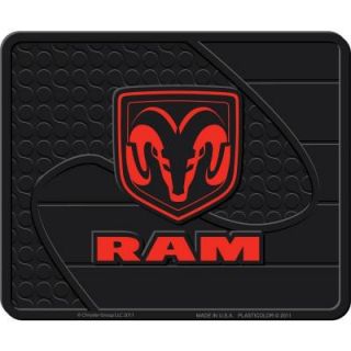 Ram Heavy Duty Vinyl 17 in. x 14 in. Utility Car Mat 001098R01
