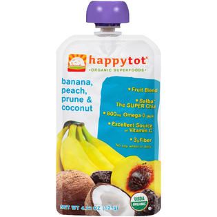 Happy Tot Organics Superfoods Organic Bananas, Peaches, Prunes