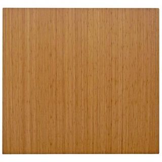 Roll Up Natural Bamboo Chair Mat with No Lip   52" x 48"   7548573