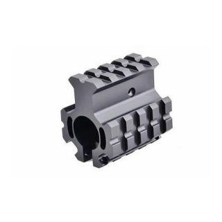 Trinity Force Gas Block M4/AR15 Quad Rail for .75in Barrel, Black