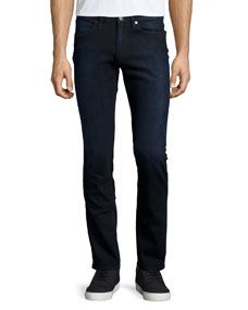 Acne Studios Max Groza Skinny Jeans, Black/Blue