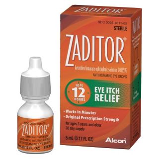 Zaditor Eye Itch Relief Antihistamine Eye Drops
