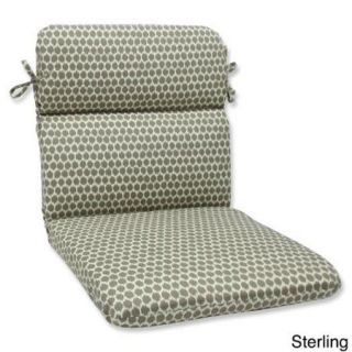 Pillow Perfect Seeing Spots Rounded Corners Outdoor Chair Cushion Sterling