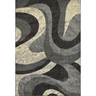 Home Dynamix Catalina Gray Rectangular Indoor Woven Area Rug (Common 5 x 8; Actual 63 in W x 91 in L)