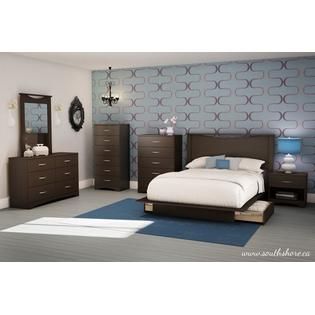 South Shore  Step One Night Stand   Chocolate Brown