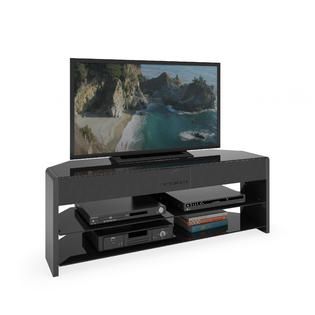 CorLiving Santa Brio Glossy TV Stand with Sound Bar for TVs up to 55