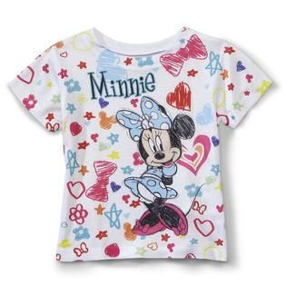 Disney Baby Minnie Mouse Toddler Girls Valentines Day T Shirt   Baby