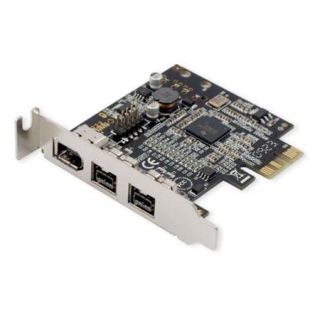 SYBA Low Profile 4 Ports PCI Express IEEE 1394B Firewire Controller Card