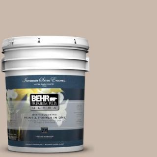 BEHR Premium Plus Ultra 5 gal. #N230 3 Armadillo Satin Enamel Interior Paint 775005