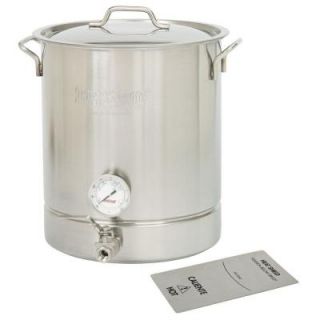 Bayou Classic 8 gal. Stainless Steel Standard Brew Kettle (4 Piece) 800432