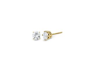 14ky .05ct. SI3 G I Diamond Stud Thread on/off Post Earrings