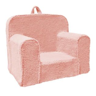 Magical Harmony Kids Everywhere Foam Chair Sherpa Pink   Baby