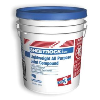 SHEETROCK Brand Plus 3 Lightweight All Purpose 4.5 Gal. Pre Mixed Joint Compound 381466