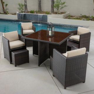Christopher Knight Home Beaumont 9 piece Outdoor Seating Set with