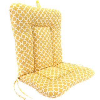 Jordan Manufacturing Outdoor Wrought Iron Dina Lounger Cushion, Multiple Patterns