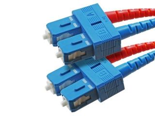 Fiber Optic Cable, SC/SC, Single Mode, Duplex   12 meter (9/125 Type)   Yellow