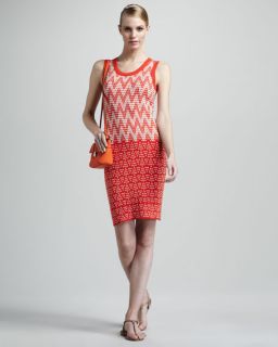 Milly Naomi Printed Knit Dress