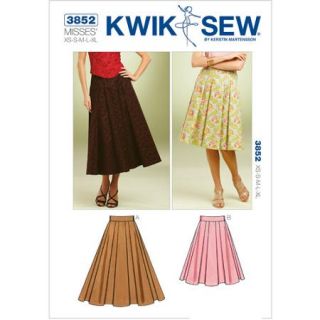 Kwik Sew Pattern Full Skirts, (XS, S, M, L, XL)