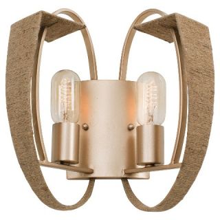 Tinali 2 Light Wall Sconce   Gold Dust
