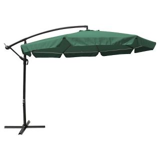 11 Steel Offset Patio Umbrella w/ Mosquito Netting